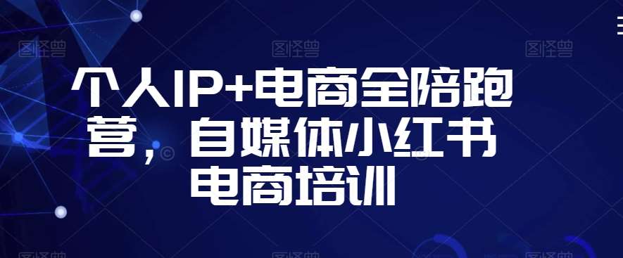 个人IP+电商全陪跑营，自媒体小红书电商培训汇创网-网创项目_汇创网_中创网_福缘网_冒泡网_网创项目平台汇创网