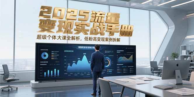 2025流量变现实战手册，超级个体大课全解析，低粉高变现案例拆解汇创网-网创项目_汇创网_中创网_福缘网_冒泡网_资源整合平台汇创网