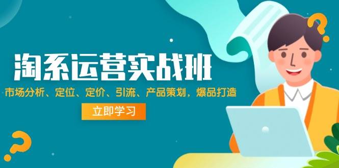 （12186期）淘系运营实战班：市场分析、定位、定价、引流、产品策划，爆品打造汇创网-网创项目_汇创网_中创网_福缘网_冒泡网_资源整合平台汇创网