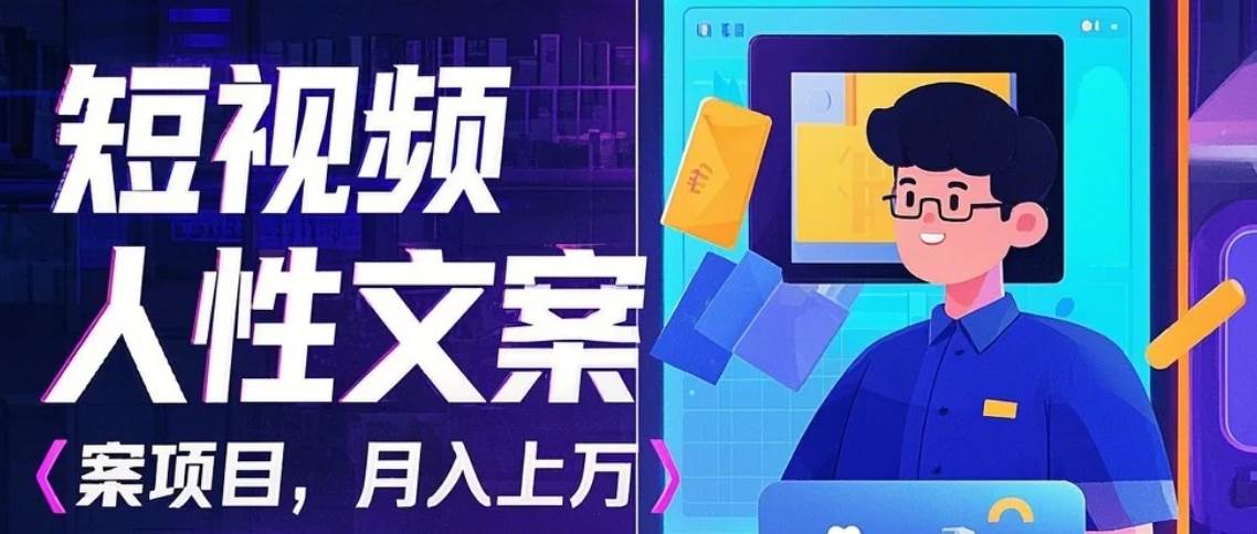 利用AI自动制作短视频人性文案项目：揭秘月入上万的精准流量变现秘籍汇创网-网创项目_汇创网_中创网_福缘网_冒泡网_资源整合平台汇创网