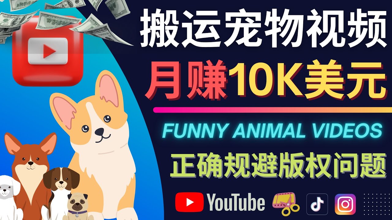 搬运TIKTOK视频到YouTube，并进行二次创作，月赚1万美元以上汇创网-网创项目_汇创网_中创网_福缘网_冒泡网_资源整合平台汇创网