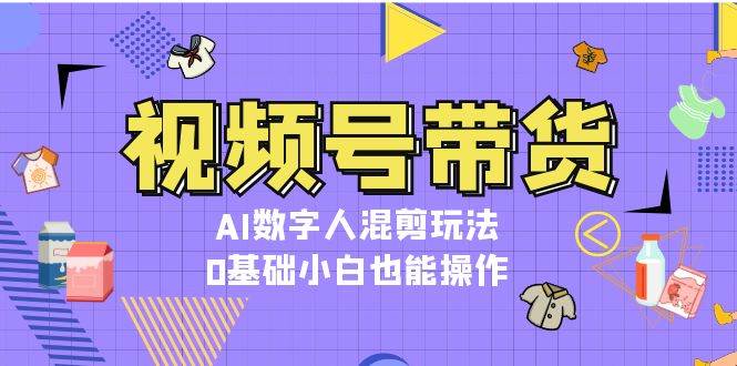 （13359期）视频号带货，AI数字人混剪玩法，0基础小白也能操作汇创网-网创项目_汇创网_中创网_福缘网_冒泡网_资源整合平台汇创网