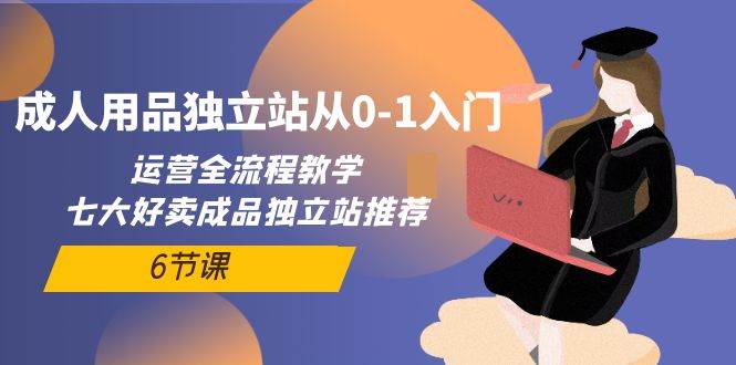 成人用品独立站从0-1入门，运营全流程教学，七大好卖成品独立站推荐-6节课汇创网-网创项目_汇创网_中创网_福缘网_冒泡网_资源整合平台汇创网