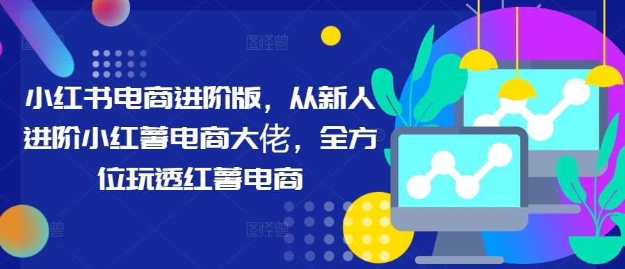 小红书电商进阶版，从新人进阶小红薯电商大佬，全方位玩透红薯电商汇创网-网创项目_汇创网_中创网_福缘网_冒泡网_资源整合平台汇创网