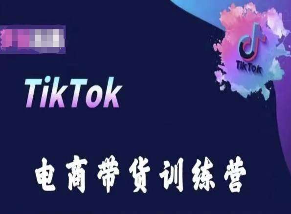 TikTok电商带货训练营,跟随时代潮流,跨境掘金汇创网-网创项目_汇创网_中创网_福缘网_冒泡网_网创项目平台汇创网
