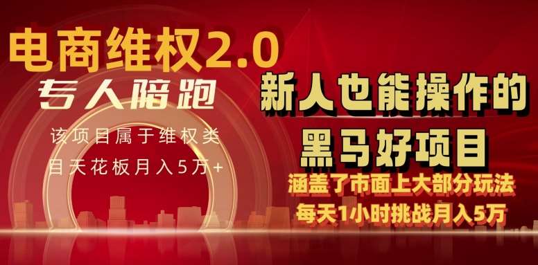 电商维权 4.0 如何做到月入 5 万+每天 1 小时新人也能快速上手【仅揭秘】汇创网-网创项目_汇创网_中创网_福缘网_冒泡网_资源整合平台汇创网