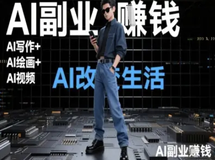 AI改变生活（Ai写作+AI绘画+Ai视频），AI副业挣钱汇创网-网创项目_汇创网_中创网_福缘网_冒泡网_资源整合平台汇创网