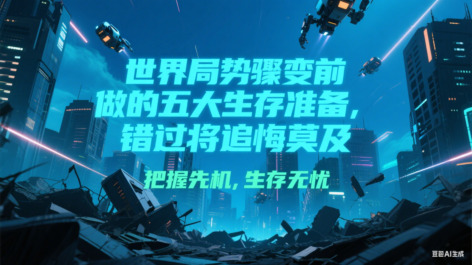 付费文章《世界局势骤变前必做的五大生存准备，错过将追悔莫及》汇创网-网创项目_汇创网_中创网_福缘网_冒泡网_网创项目平台汇创网