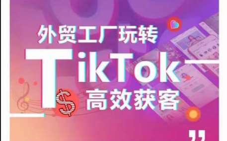 外贸工厂玩转TikTok高效获客，多种引流方式与账号定位技巧，拆解爆款短视频打造成功案例汇创网-网创项目_汇创网_中创网_福缘网_冒泡网_资源整合平台汇创网