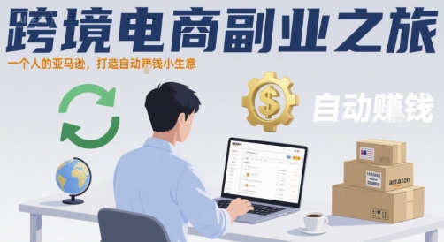 跨境电商副业之旅，一个人的亚马逊，打造自动賺钱小生意汇创网-网创项目_汇创网_中创网_福缘网_冒泡网_资源整合平台汇创网