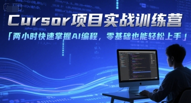 Cursor项目实战训练营，两小时快速掌握AI编程，零基础也能轻松上手汇创网-网创项目_汇创网_中创网_福缘网_冒泡网_资源整合平台汇创网