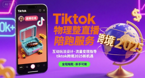 Tiktok物理整蛊直播陪跑服务-tiktok跨境2025汇创网-网创项目_汇创网_中创网_福缘网_冒泡网_资源整合平台汇创网