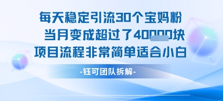 每天稳定引流30个人 当月变成超过了4个W项目流程非常简单适合小白汇创网-网创项目_汇创网_中创网_福缘网_冒泡网_资源整合平台汇创网