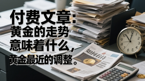 付费文章：黄金的走势意味着什么，如何看待黄金最近的调整汇创网-网创项目_汇创网_中创网_福缘网_冒泡网_资源整合平台汇创网