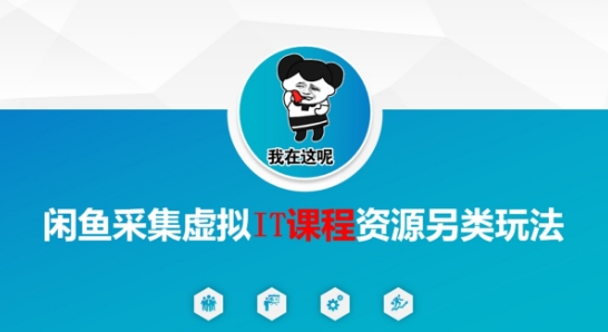 闲鱼采集虚拟IT课程资源另类玩法，干货满满汇创网-网创项目_汇创网_中创网_福缘网_冒泡网_网创项目平台汇创网