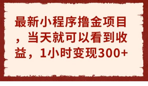 最新小程序撸金项目，当天就可以看到收益，1小时变现300+【揭秘】汇创网-网创项目_汇创网_中创网_福缘网_冒泡网_资源整合平台汇创网
