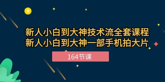 （10685期）新手小白到大神-技术流全套课程，新人小白到大神一部手机拍大片-164节课汇创网-网创项目_汇创网_中创网_福缘网_冒泡网_资源整合平台汇创网