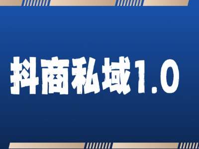 抖商服务私域1.0，抖音引流获客详细教学汇创网-网创项目_汇创网_中创网_福缘网_冒泡网_资源整合平台汇创网