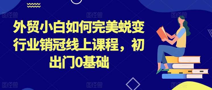 外贸小白如何完美蜕变行业销冠线上课程，初出门0基础汇创网-网创项目_汇创网_中创网_福缘网_冒泡网_资源整合平台汇创网