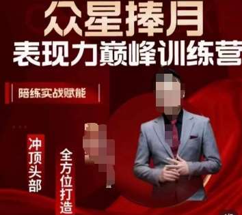 众星捧月表现力巅峰训练营，全方位打造，陪练实战赋能汇创网-网创项目_汇创网_中创网_福缘网_冒泡网_资源整合平台汇创网