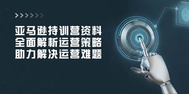 （14033期）亚马逊持训营资料，全面解析运营策略，助力解决运营难题汇创网-网创项目_汇创网_中创网_福缘网_冒泡网_网创项目平台汇创网