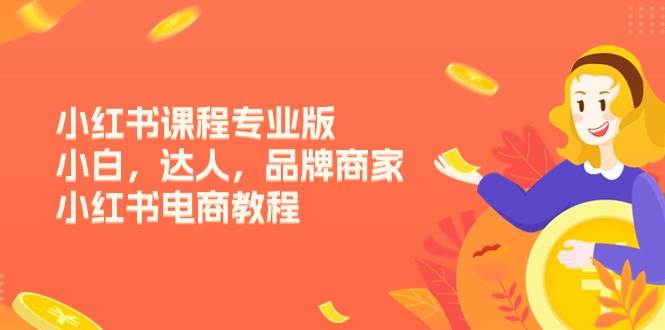 小红书课程专业版，小白，达人，品牌商家，小红书电商教程（15节）汇创网-网创项目_汇创网_中创网_福缘网_冒泡网_资源整合平台汇创网