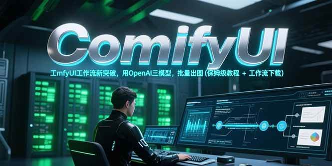 ComfyUI工作流新突破，用OpenAI三模型，批量出图(保姆级教程+工作流下载)汇创网-网创项目_汇创网_中创网_福缘网_冒泡网_资源整合平台汇创网