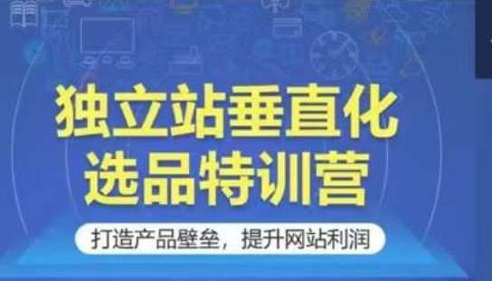 独立站垂直化选品特训营，打造产品壁垒，提升网站利润汇创网-网创项目_汇创网_中创网_福缘网_冒泡网_网创项目平台汇创网