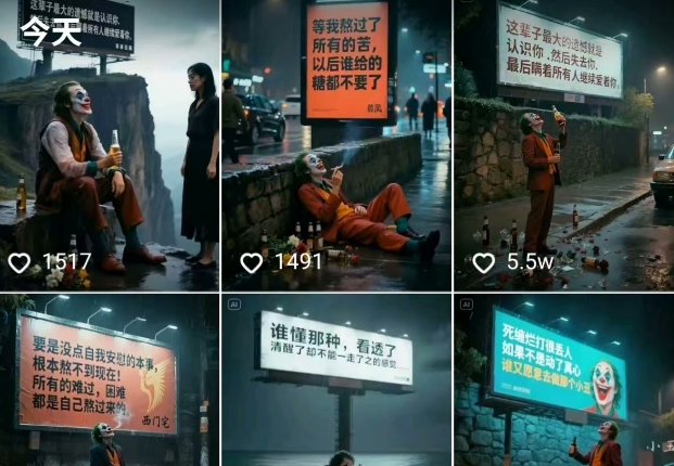 图片[2]汇创网-网创项目_汇创网_中创网_福缘网_冒泡网_资源整合平台一条视频竟然15W赞！用AI制作小丑自嘲扎心文案视频，当下非常火爆的短视频流量神器汇创网-网创项目_汇创网_中创网_福缘网_冒泡网_资源整合平台汇创网