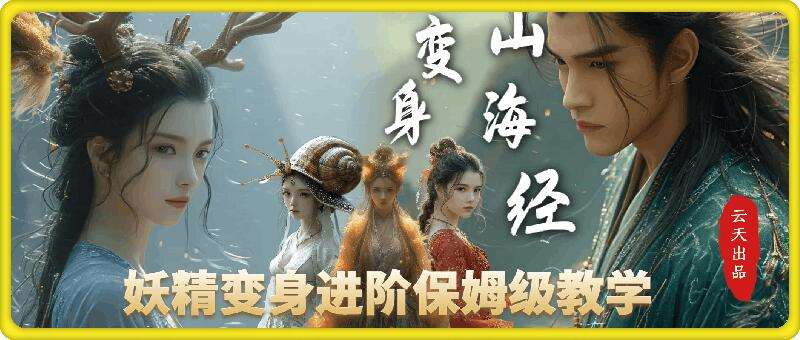 云天AI山海经变身视频教程，妖精变身进阶保姆级教学汇创网-网创项目_汇创网_中创网_福缘网_冒泡网_网创项目平台汇创网