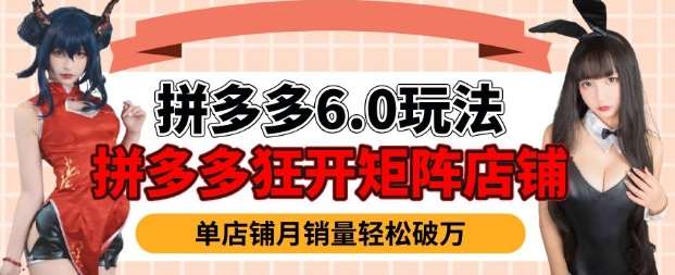 拼多多虚拟商品暴利6.0玩法，轻松实现月入过W汇创网-网创项目_汇创网_中创网_福缘网_冒泡网_资源整合平台汇创网