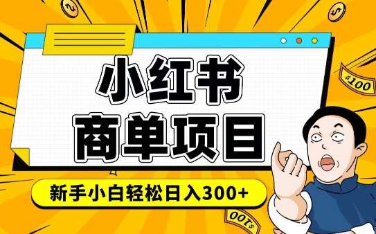 小红书千粉商单，稳定快速变现项目，实现月入6-8k并不是很难汇创网-网创项目_汇创网_中创网_福缘网_冒泡网_资源整合平台汇创网