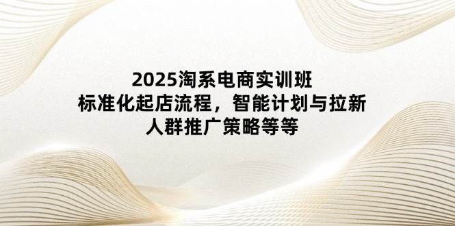 (14522期)2025淘系电商实训班:标准化起店流程,智能计划与拉新,人群推广策略等等汇创网-网创项目_汇创网_中创网_福缘网_冒泡网_网创项目平台汇创网