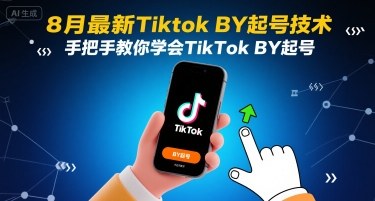 8月最新Tiktok搬运起号技术，手把手教你学会TikTok搬运起号汇创网-网创项目_汇创网_中创网_福缘网_冒泡网_网创项目平台汇创网