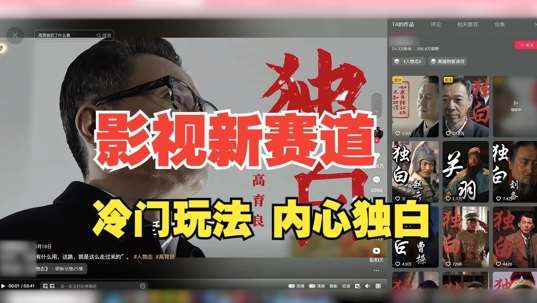 最新影视解说玩法，人物独白，30天涨粉24万+，全流程拆解【揭秘】汇创网-网创项目_汇创网_中创网_福缘网_冒泡网_网创项目平台汇创网