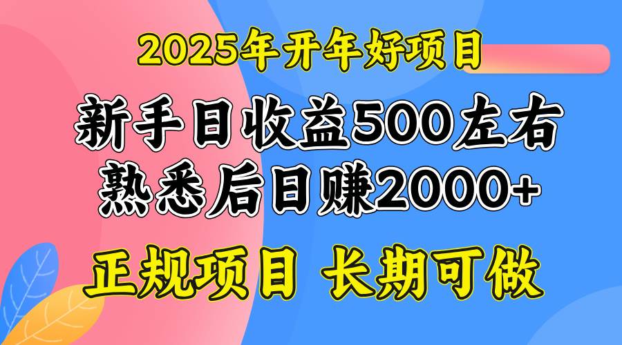 （14076期）2025开年好项目，单号日收益2000左右汇创网-网创项目_汇创网_中创网_福缘网_冒泡网_资源整合平台汇创网