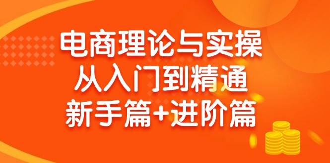 电商理论与实操从入门到精通 新手篇+进阶篇汇创网-网创项目_汇创网_中创网_福缘网_冒泡网_资源整合平台汇创网