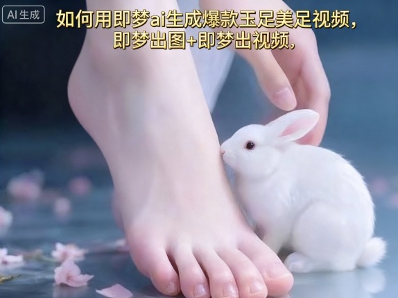 如何用即梦ai生成爆款玉足美足视频，即梦出图+即梦出视频，快速涨粉汇创网-网创项目_汇创网_中创网_福缘网_冒泡网_网创项目平台汇创网