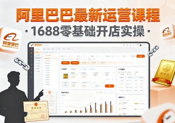 阿里巴巴最新运营课程，1688零基础开店实操汇创网-网创项目_汇创网_中创网_福缘网_冒泡网_网创项目平台汇创网