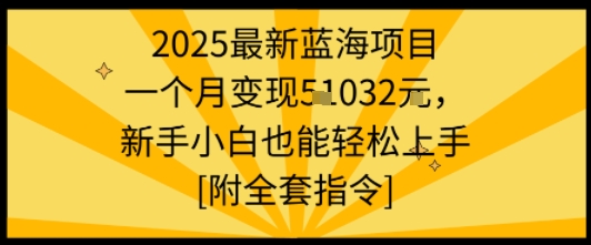 2025最新蓝海项目一个月变现1w+新手小白也能轻松上手【附全套指令】汇创网-网创项目_汇创网_中创网_福缘网_冒泡网_网创项目平台汇创网