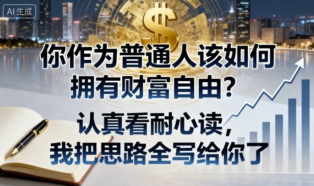 付费文章：你作为普通人该如何拥有财富自由？认真看耐心读，我把思路全写给你了汇创网-网创项目_汇创网_中创网_福缘网_冒泡网_网创项目平台汇创网