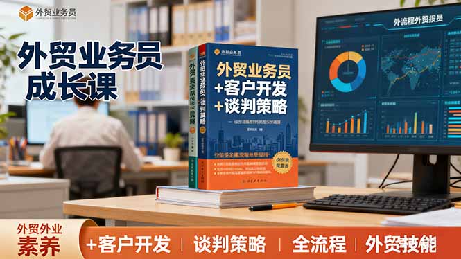 （16250期）外贸业务员成长课：职业素养+客户开发+谈判策略、掌握全流程外贸技能汇创网-网创项目_汇创网_中创网_福缘网_冒泡网_网创项目平台汇创网
