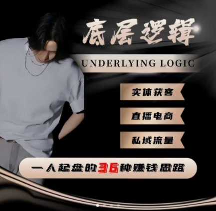 一个人起盘的底层逻辑，私域流量-直播电商-实体获客，一人起盘的36种賺钱思路汇创网-网创项目_汇创网_中创网_福缘网_冒泡网_网创项目平台汇创网