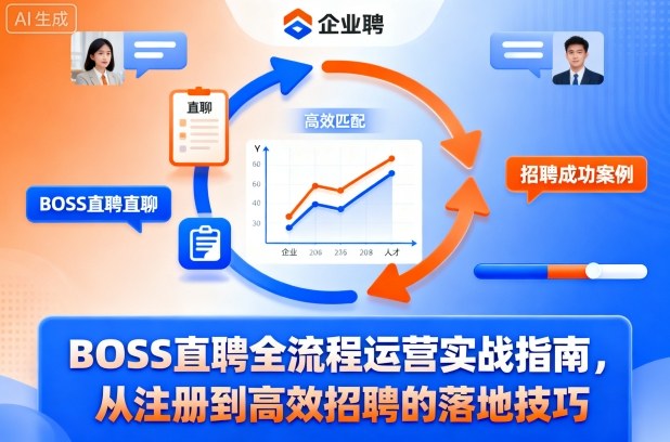 BOSS直聘全流程运营实战指南,从注册到高效招聘的落地技巧汇创网-网创项目_汇创网_中创网_福缘网_冒泡网_网创项目平台汇创网