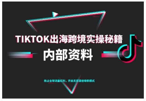 TikTok跨境电商0-1搭建运营，TK出海跨境实操秘籍（10月更新）汇创网-网创项目_汇创网_中创网_福缘网_冒泡网_网创项目平台汇创网