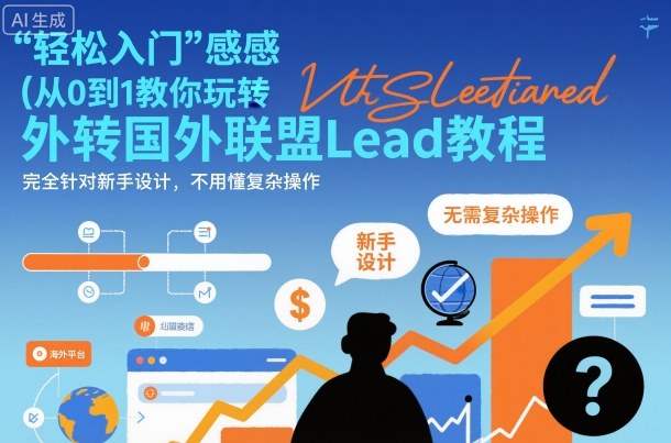 国外联盟賺美刀项目，从0到1教你玩转国外联盟Lead教程，纯新手可操作性100%汇创网-网创项目_汇创网_中创网_福缘网_冒泡网_网创项目平台汇创网