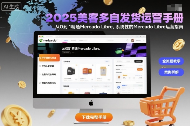 2025美客多自发货运营手册：从0到1精通Mercado Libre，系统性的Mercado Libre运营指南汇创网-网创项目_汇创网_中创网_福缘网_冒泡网_网创项目平台汇创网