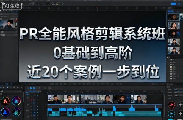 PR全能风格剪辑系统班，0基础到高阶，近20个案例一步到位汇创网-网创项目_汇创网_中创网_福缘网_冒泡网_网创项目平台汇创网