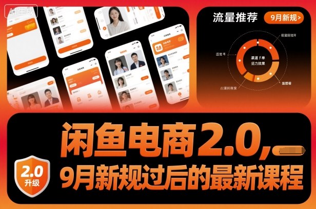 闲鱼电商2.0，9月新规过后的最新课程汇创网-网创项目_汇创网_中创网_福缘网_冒泡网_网创项目平台汇创网