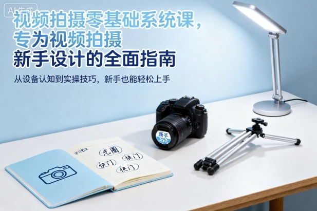 视频拍摄零基础系统课，专为视频拍摄新手设计的全面指南汇创网-网创项目_汇创网_中创网_福缘网_冒泡网_网创项目平台汇创网